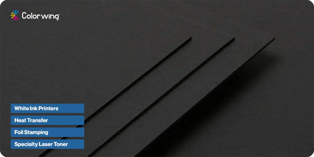 Print-on-black-cardstock