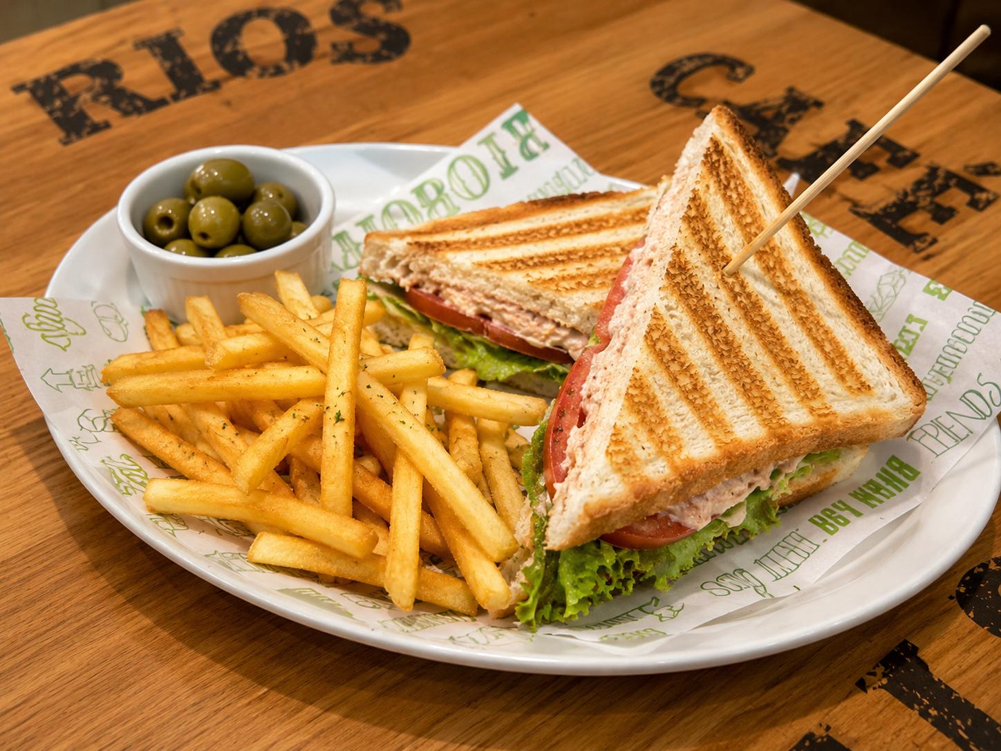 Sandwich de Jamón y queso