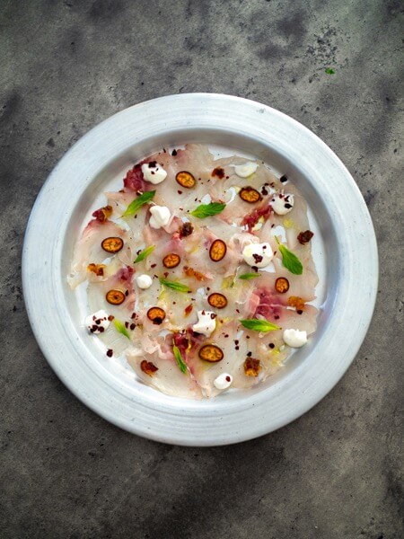 Carpaccio de pulpo