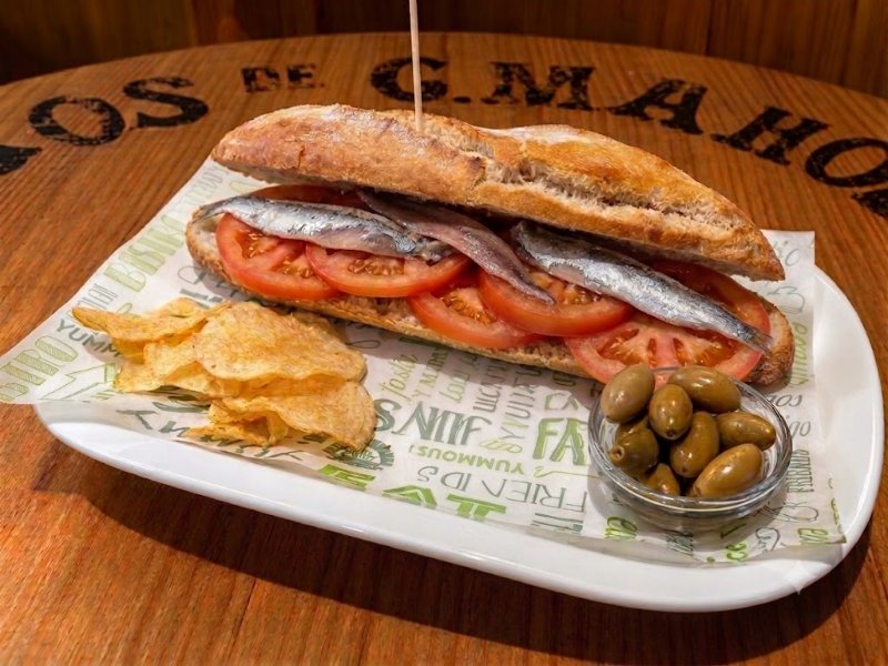 Bocadillo de Anchoas