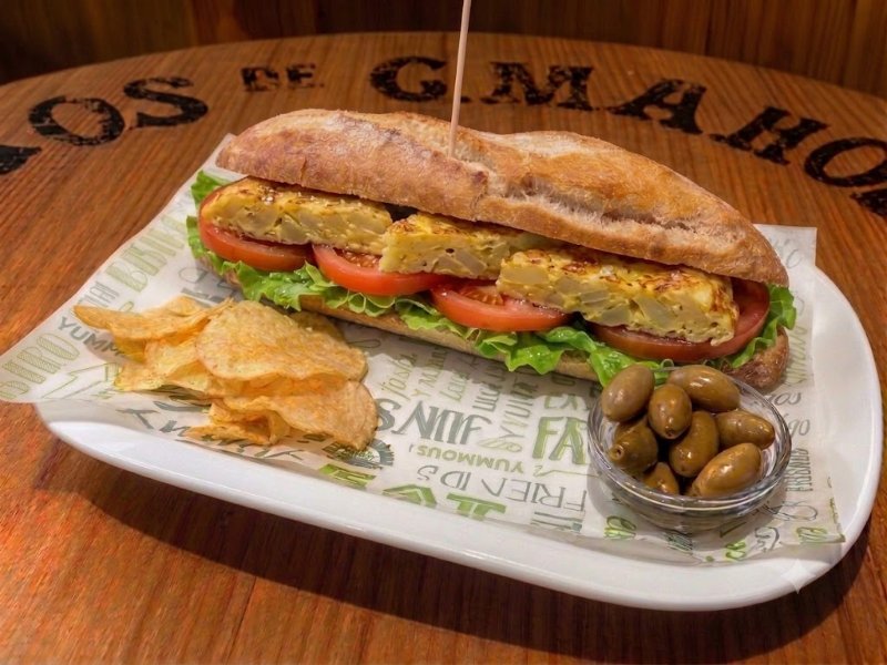 Bocadillo de Tortilla española