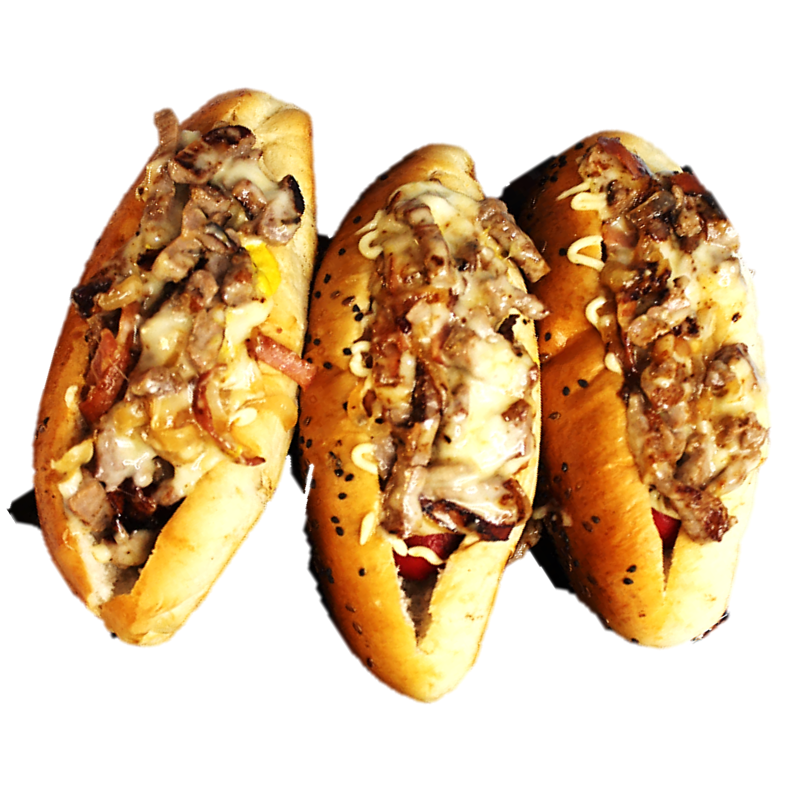 Trio de Hot dog con Queso