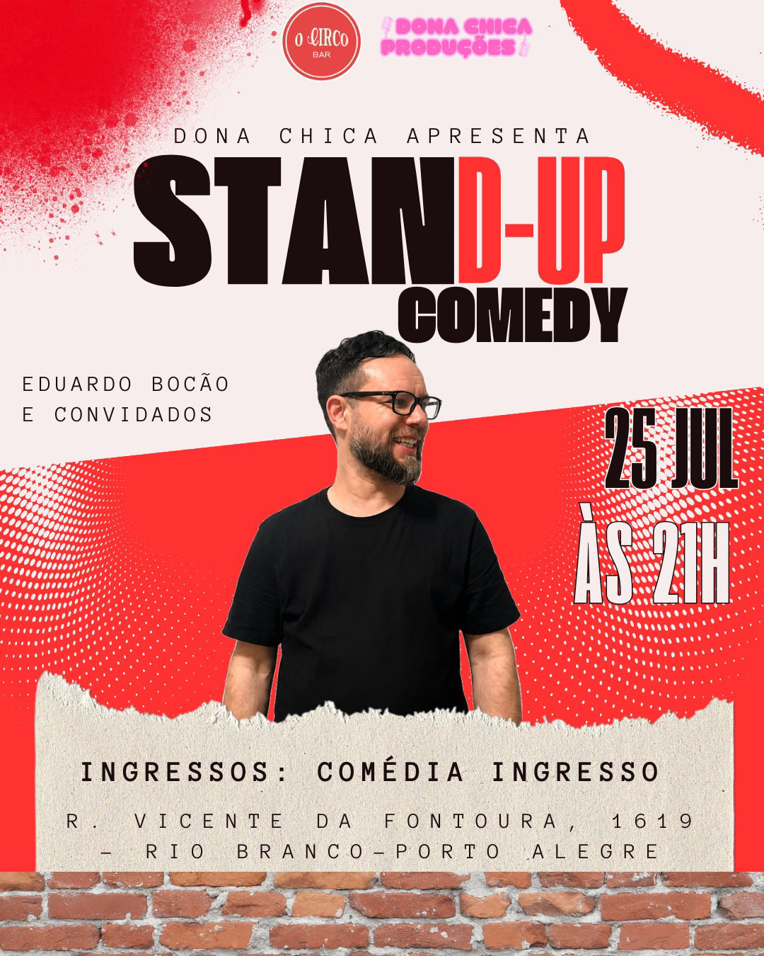 FESTIVAL DE STAND UP com EDUARDO BOCAO