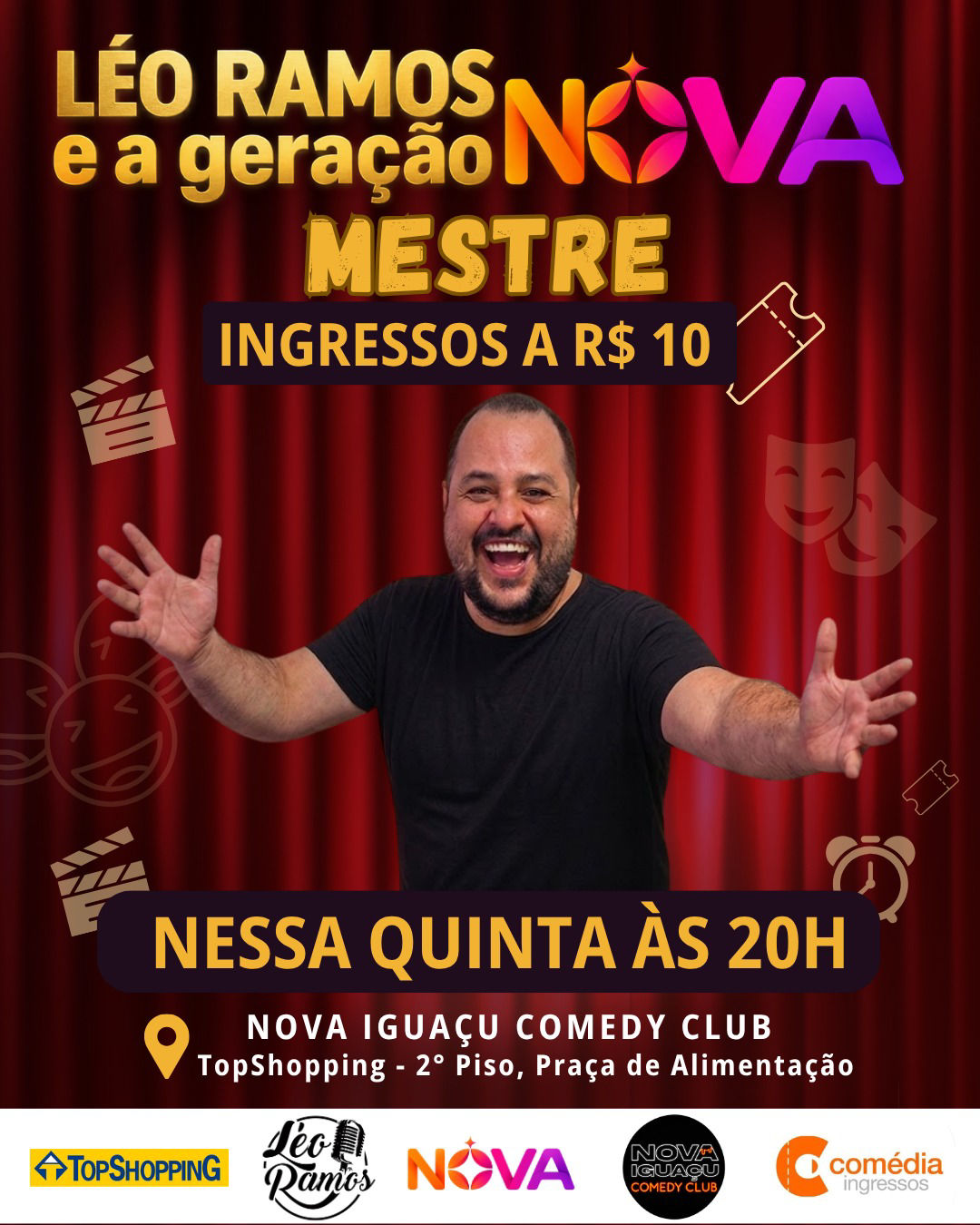 Leo Ramos e a geração Nova no Nova iguaçu Comedy