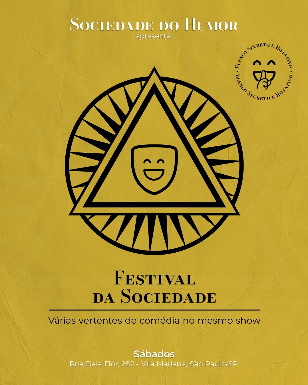 Festival da Sociedade | Várias vertentes de comédia no mesmo show