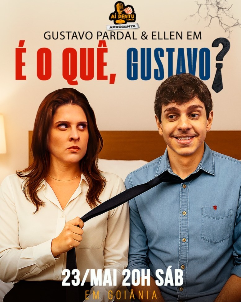 Gustavo Pardal e Ellen em É o quê, Gustavo?