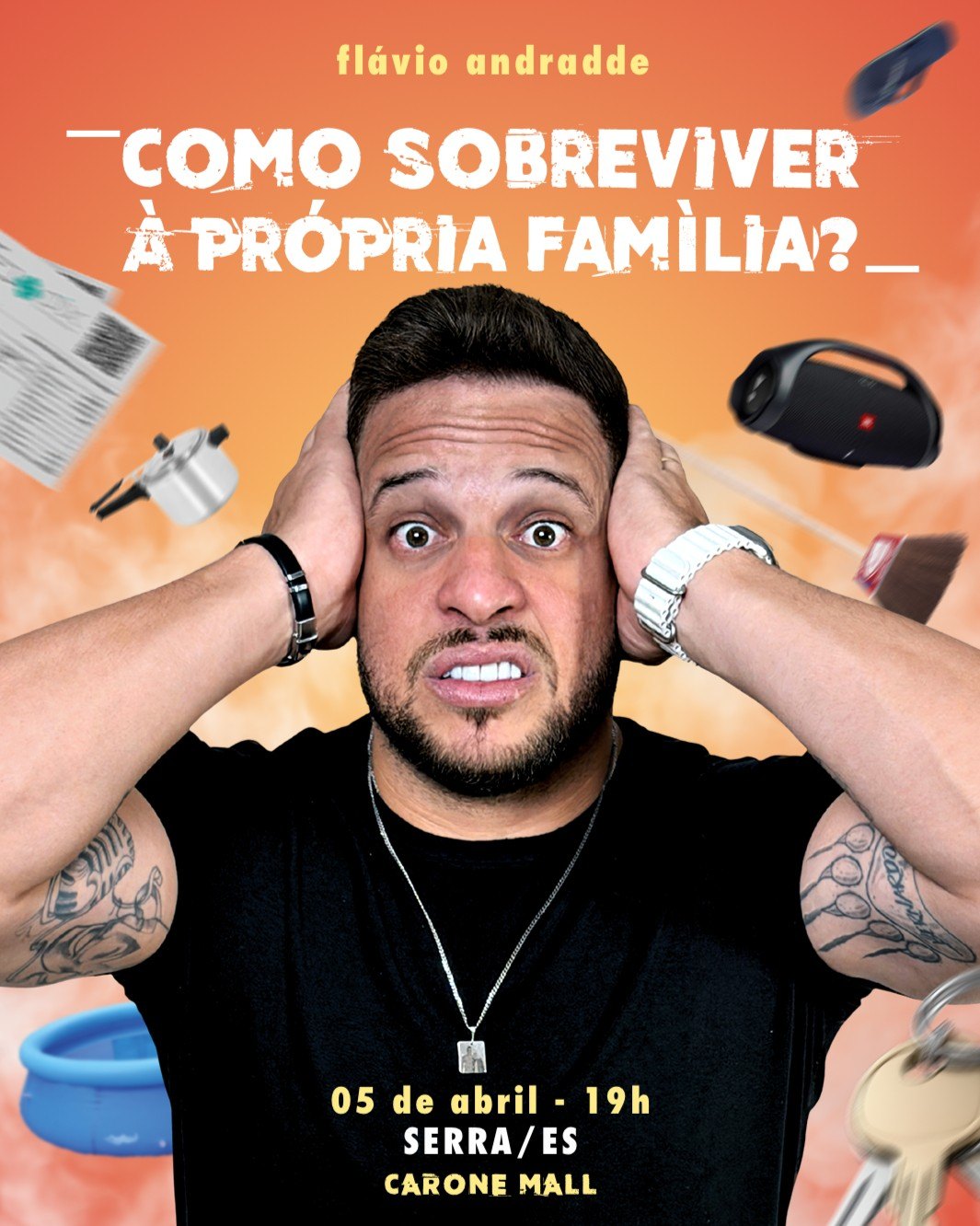 Flávio Andradde em Como Sobreviver à Própria Família?