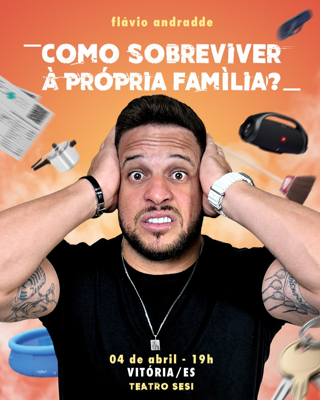 Flávio Andradde em Como Sobreviver à Própria Família?