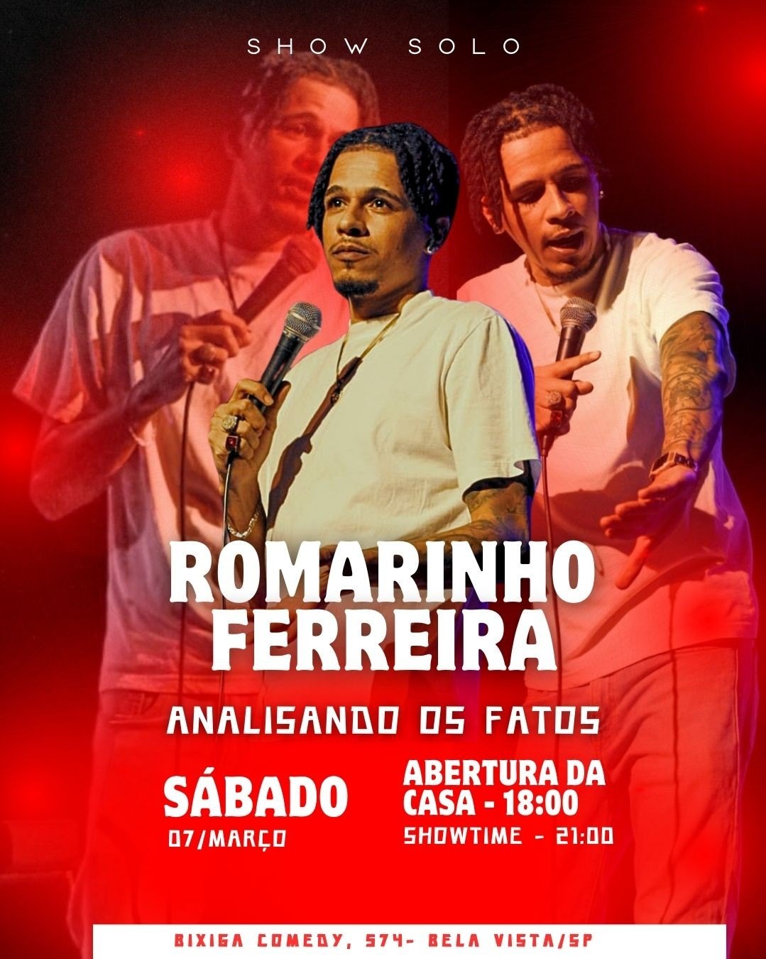 Romarinho Ferreira em Analisando os Fatos - Stand Up Comedy