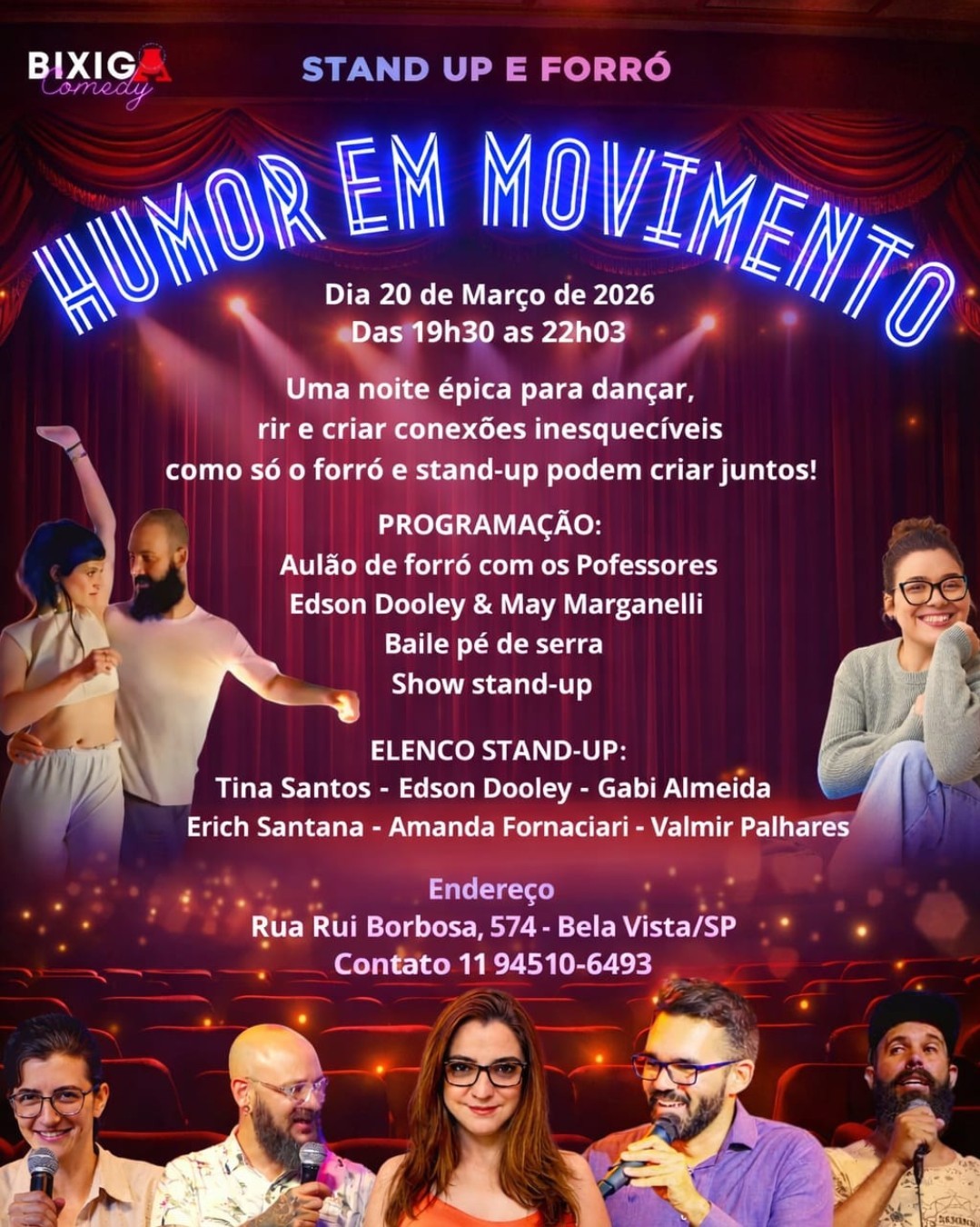 Humor em Movimento - Stand up comedy