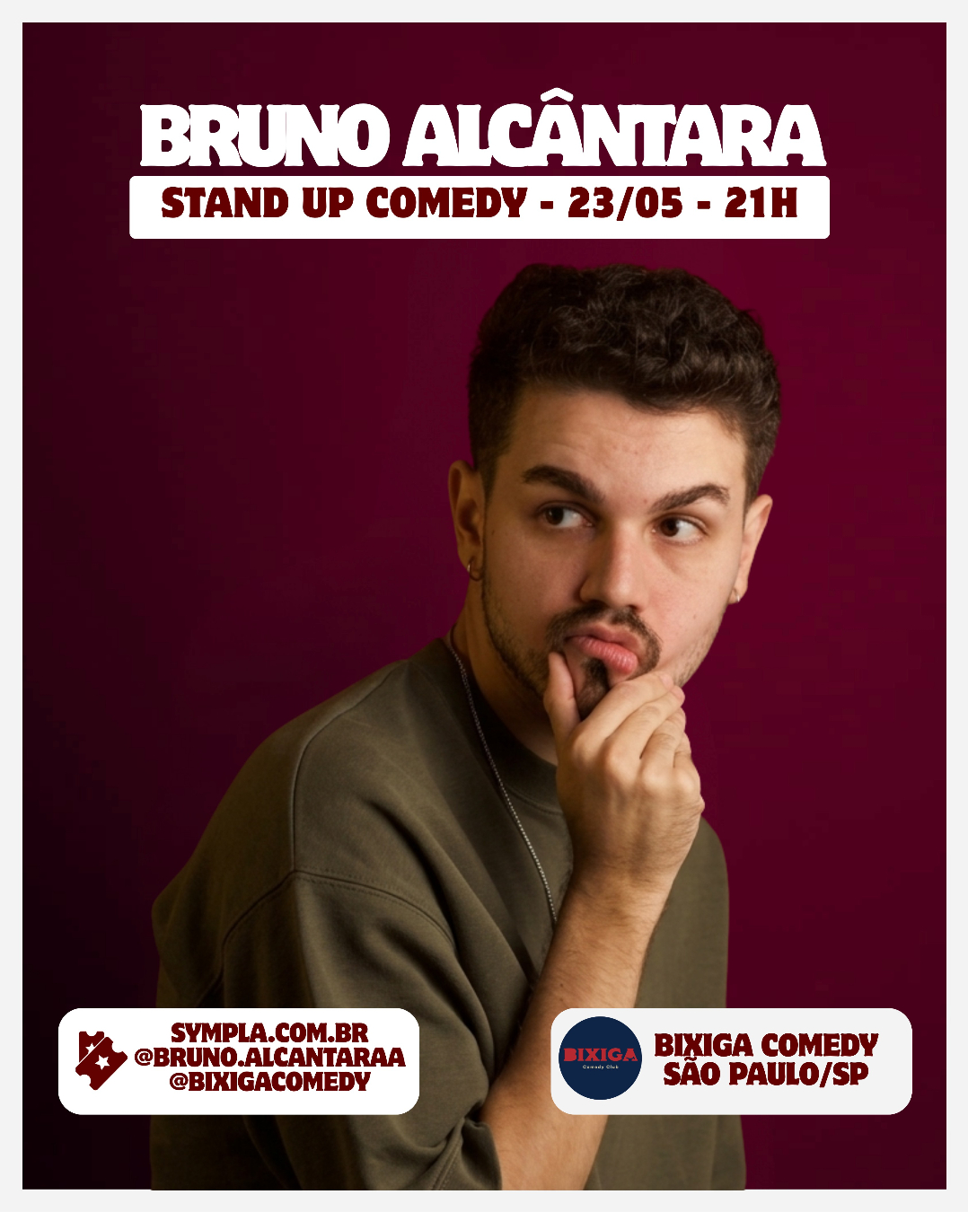 BRUNO ALCANTARA STAND UP COMEDY