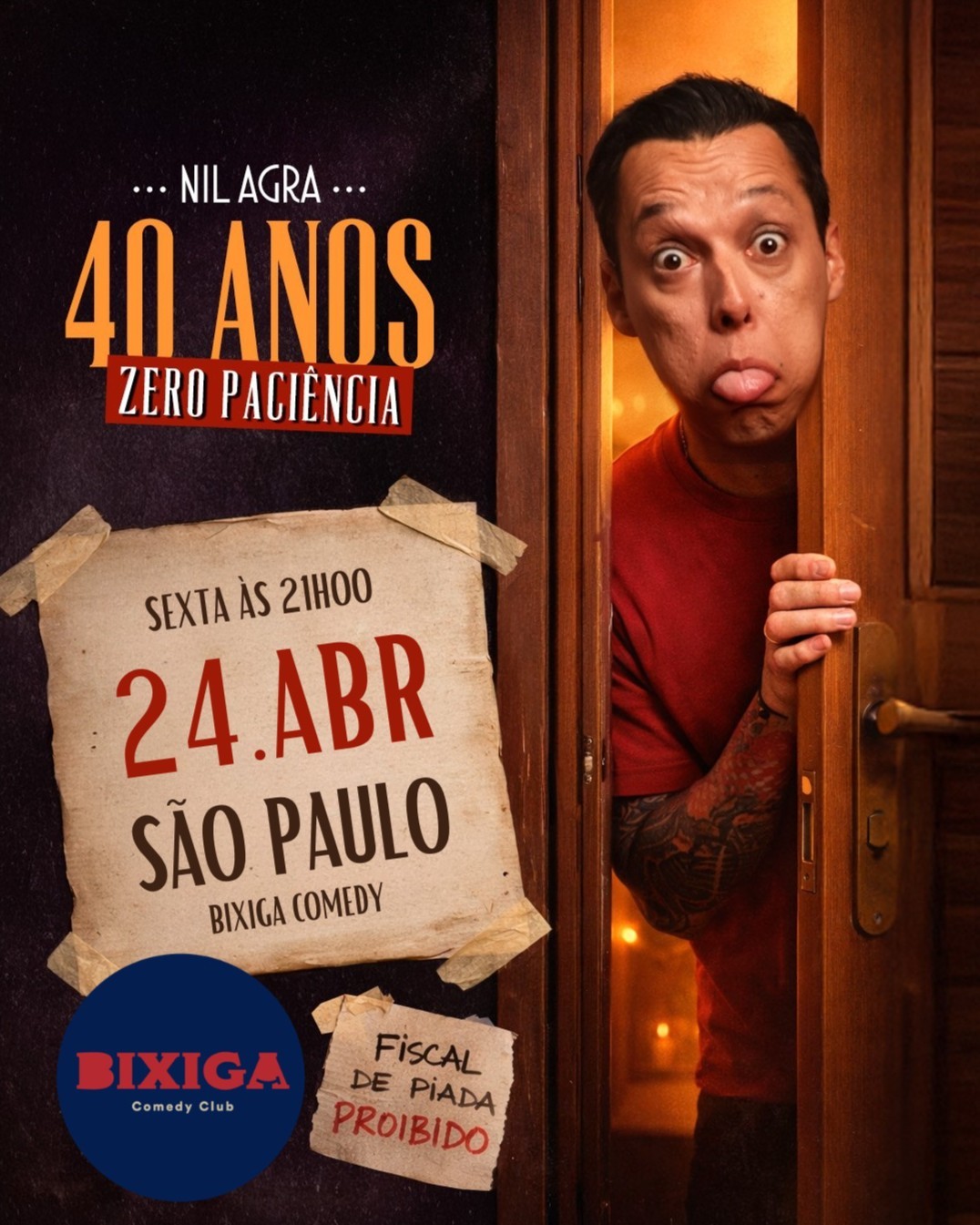 Nil Agra - 40 anos Zero Paciencia
