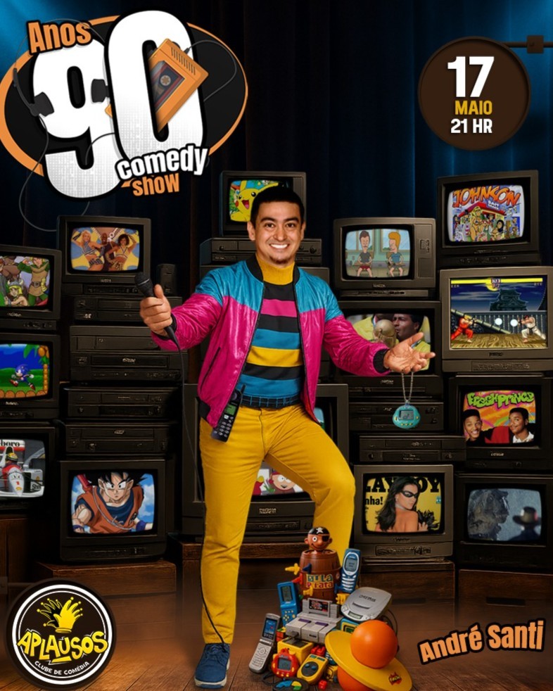 André Santi - Anos 90 Comedy Show em Brasilia