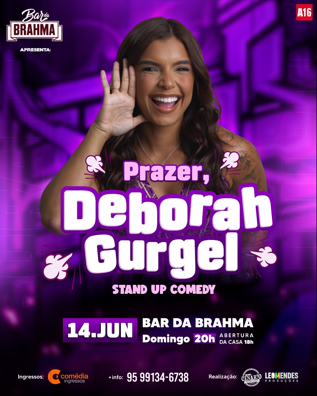 Deborah Gurgel - Stand up Comedy em Boa Vista