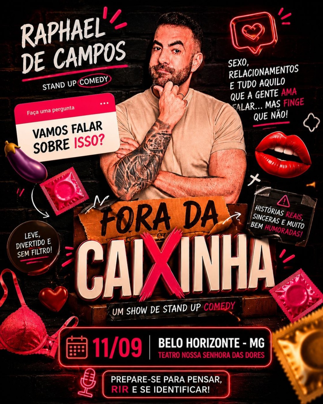 Raphael de Campos - Fora da Caixinha em Belo Horizonte