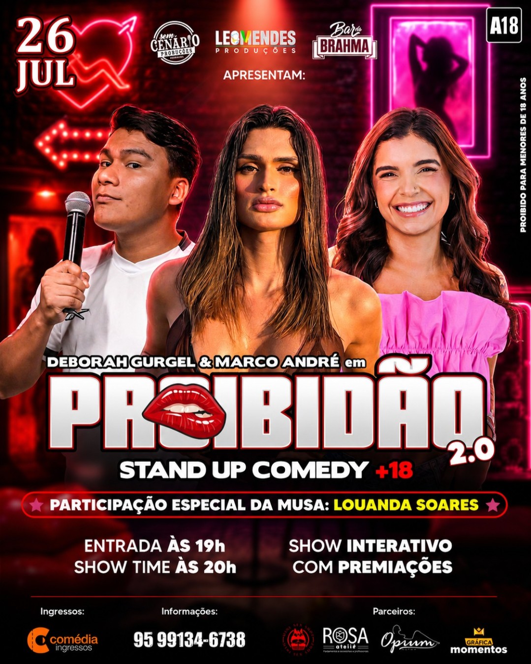 PROIBIDÃO 2.0 – O STAND-UP MAIS OUSADO DO ANO ESTÁ DE VOLTA!
