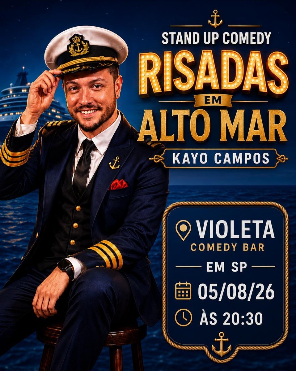 KAYO CAMPOS em RISADAS EM ALTO MAR - Show de comédia interativo