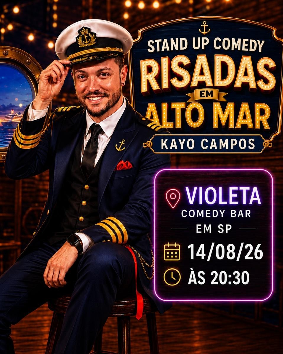 KAYO CAMPOS em RISADAS EM ALTO MAR - Show de comédia interativo