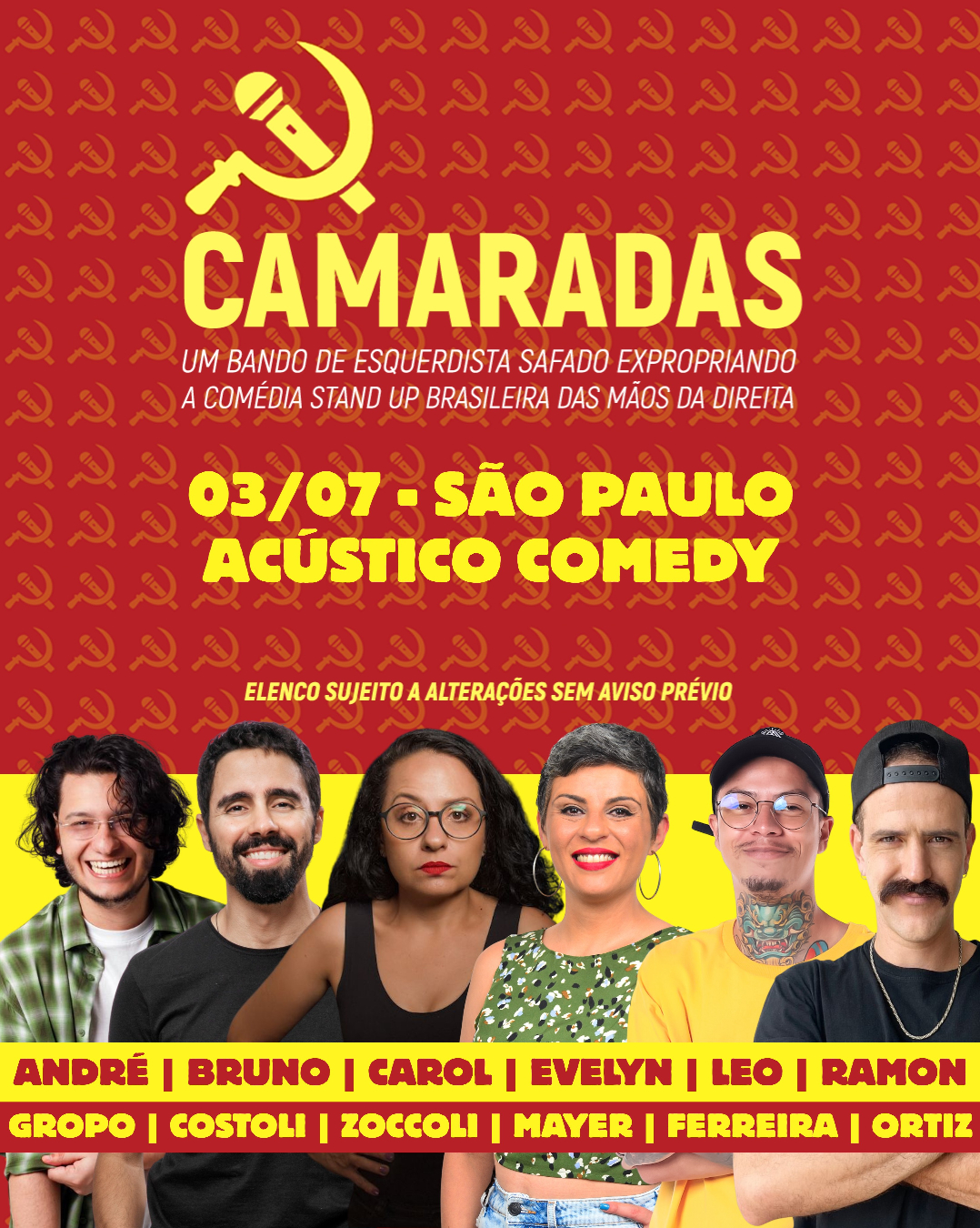 Camaradas Stand Up | São Paulo - Acústico Comedy