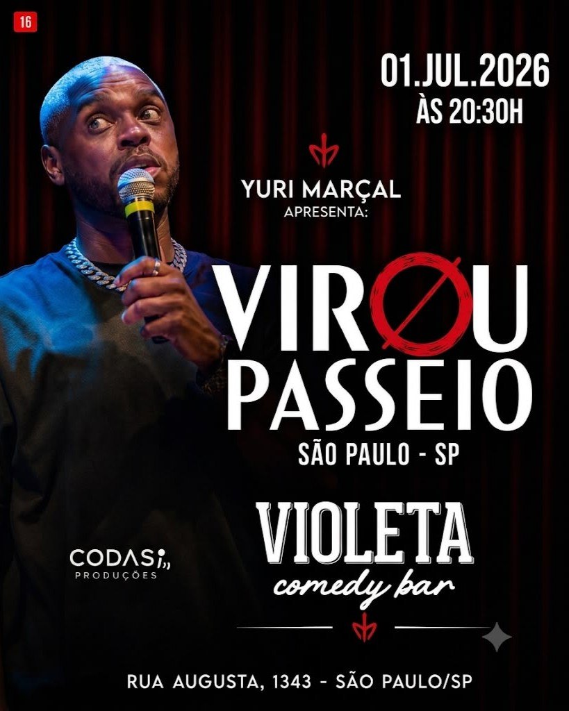 YURI MARÇAL em VIROU PASSEIO