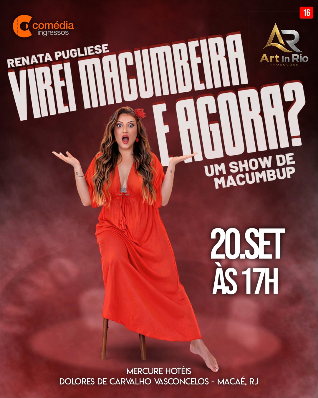Renata Pugliese em "Virei Macumbeira, e Agora ??"