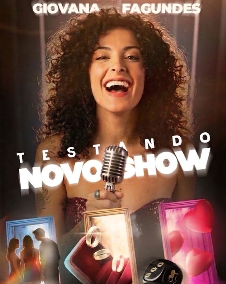 Giovana Fagundes em "Testando Novo Show"