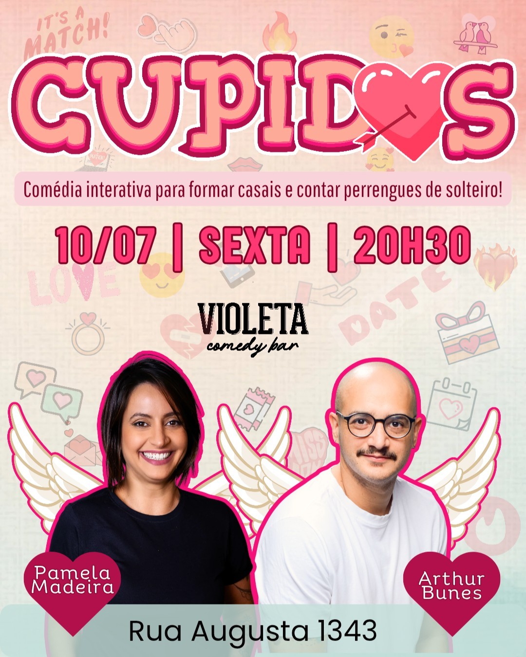 CUPIDOS - Show de comédia interativo