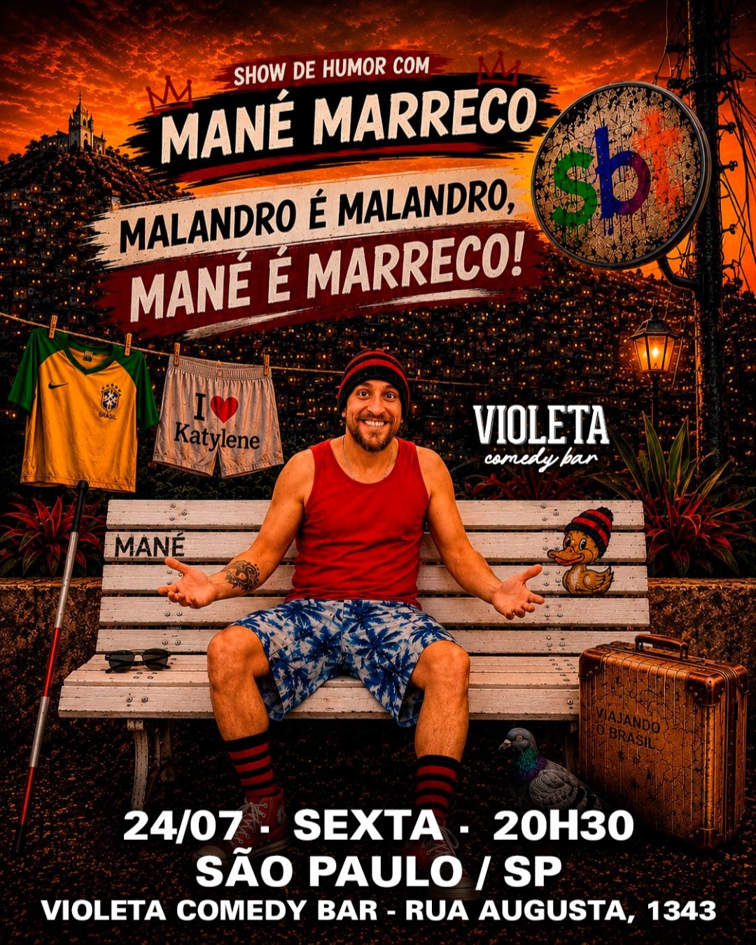 MANÉ MARRECO em MALANDRO É MALANDRO, MANÉ É MARRECO!