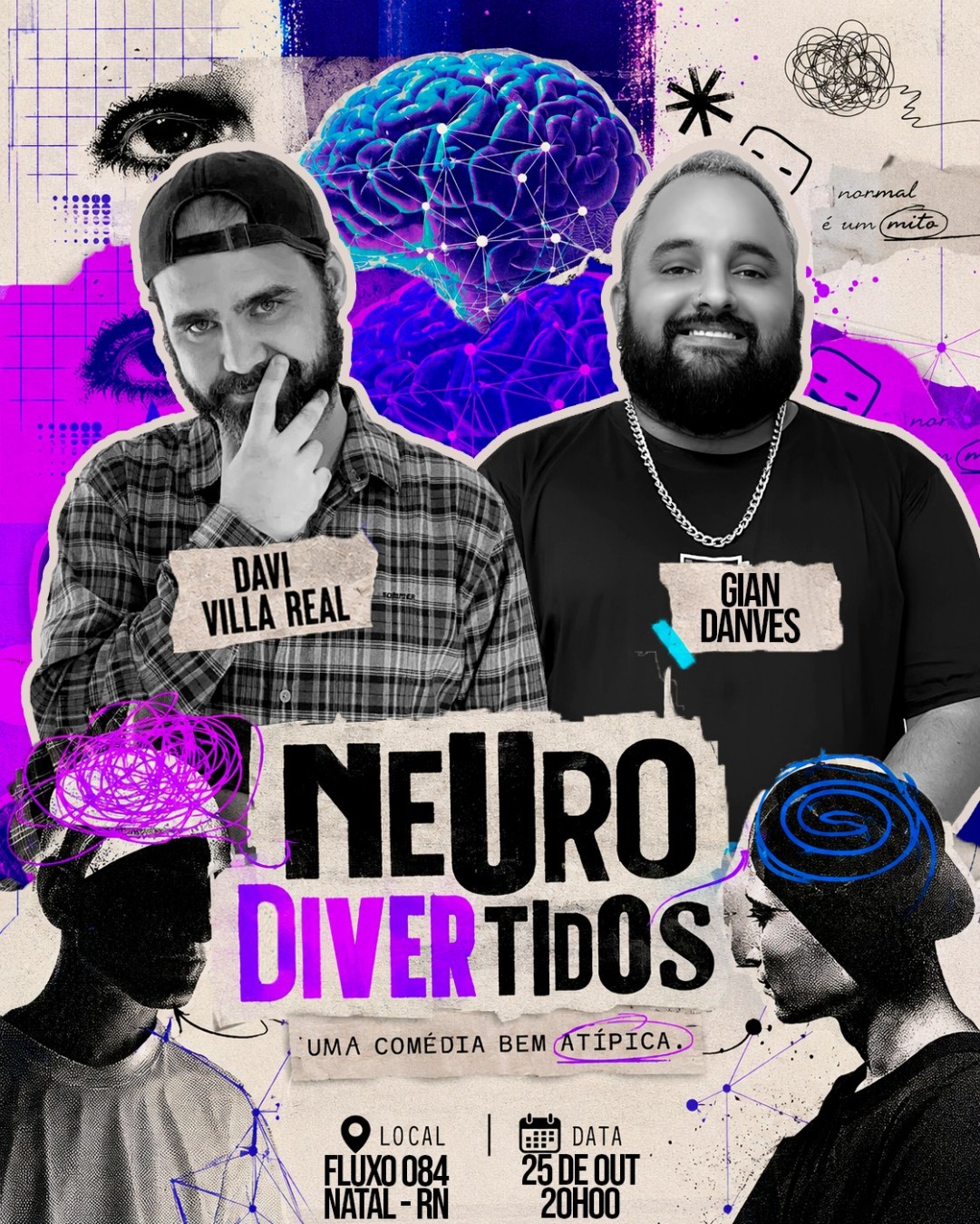 NEURODIVERTIDOS - Comédia bem Atípica com Davi Villa Real e Gian Danves
