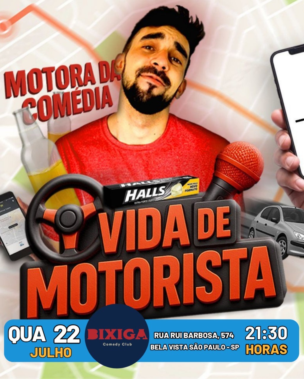 Motora da Comédia em Vida de Motorista