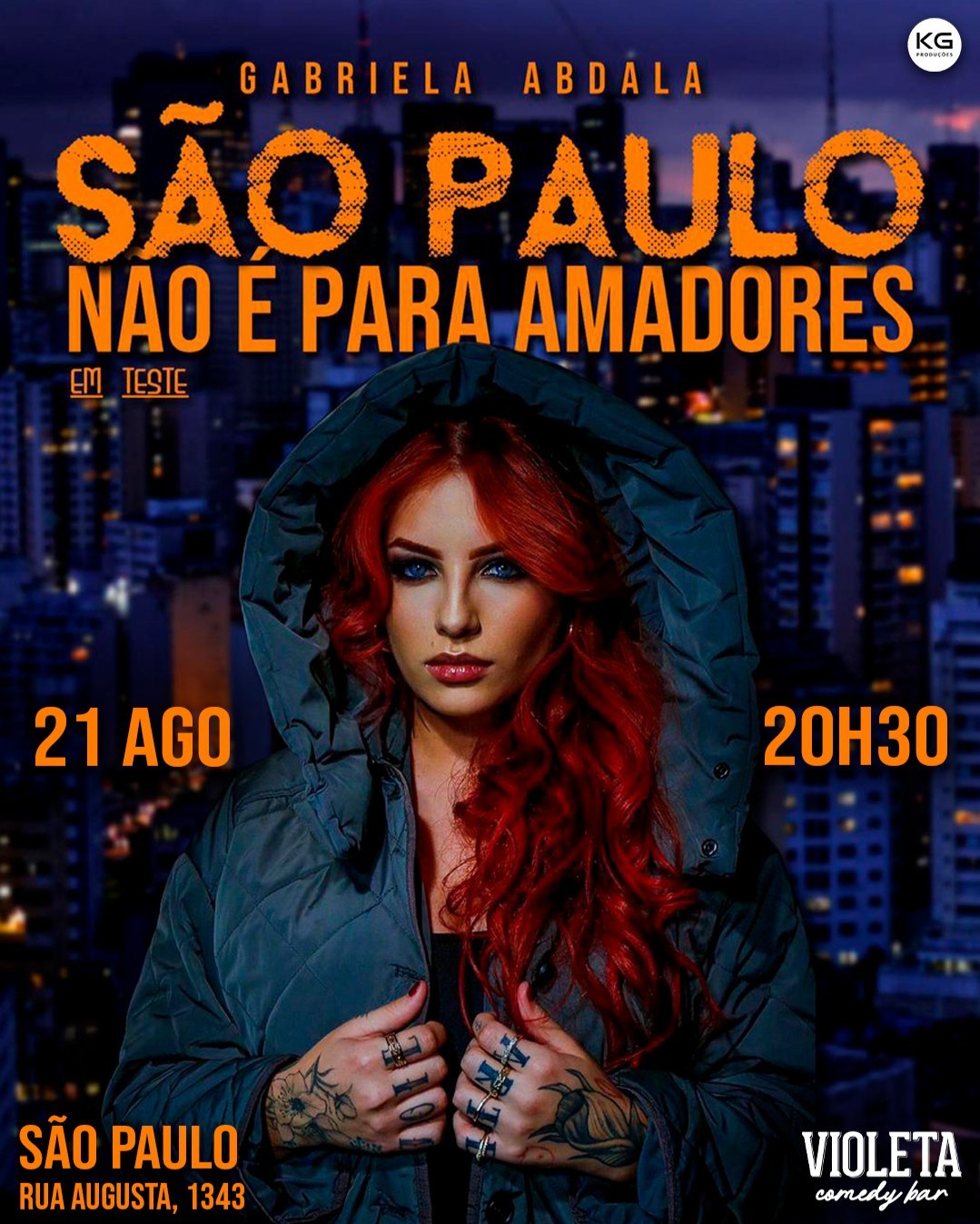 GABRIELA ABDALA em SÃO PAULO NÃO É PARA AMADORES
