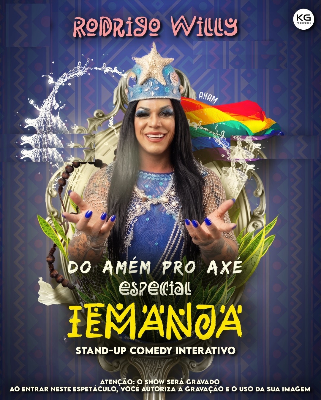 Rodrigo Willy - Do Amém pro Axé Especial Iemanjá | BH | Teatro nossa Senhora das Dores
