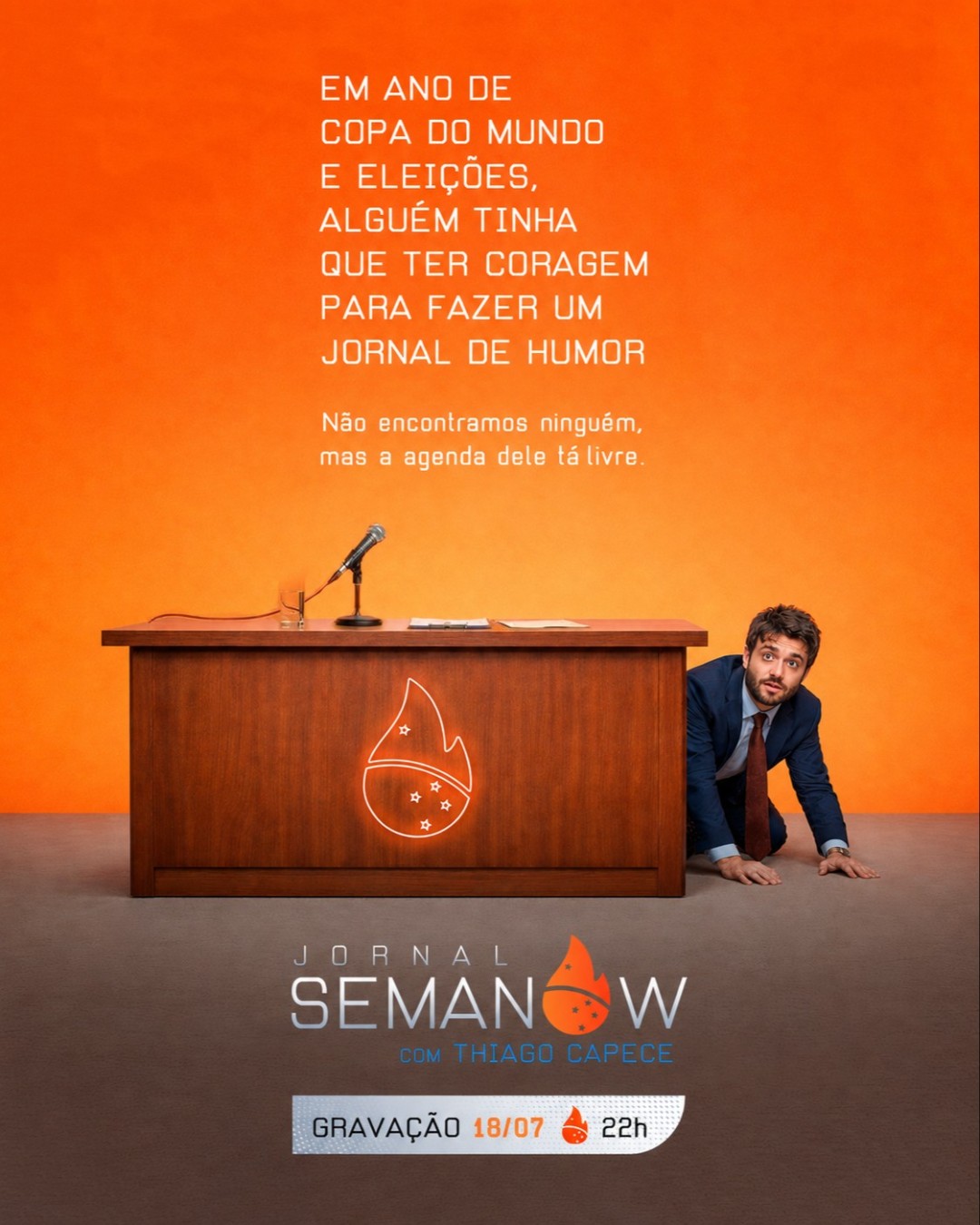 [18/07 - 22h] Thiago Capece apresenta Jornal Semanow