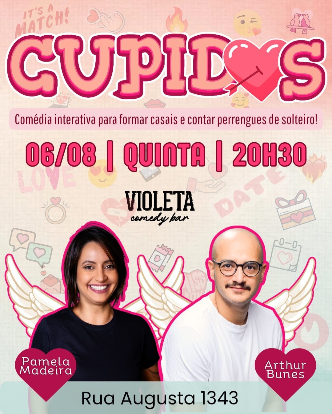 CUPIDOS - Show de comédia interativo