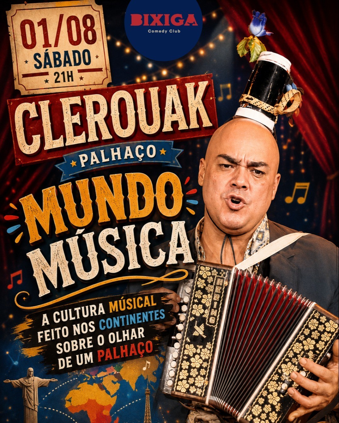 Clerouak  - Mundo Música - Bixiga Comedy