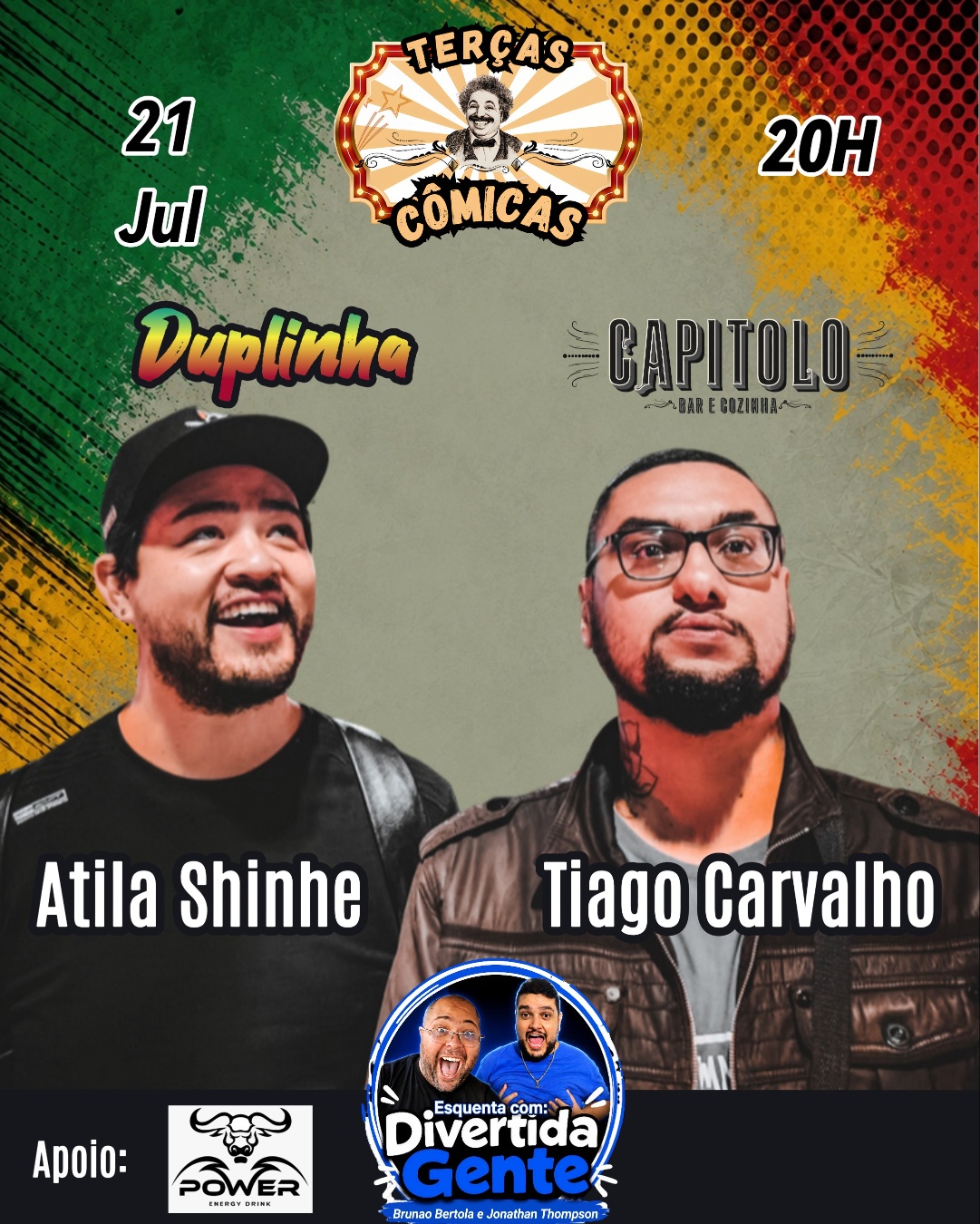 Terças Cômicas com a Duplinha - Atila Shinhe e Tiago Carvalho