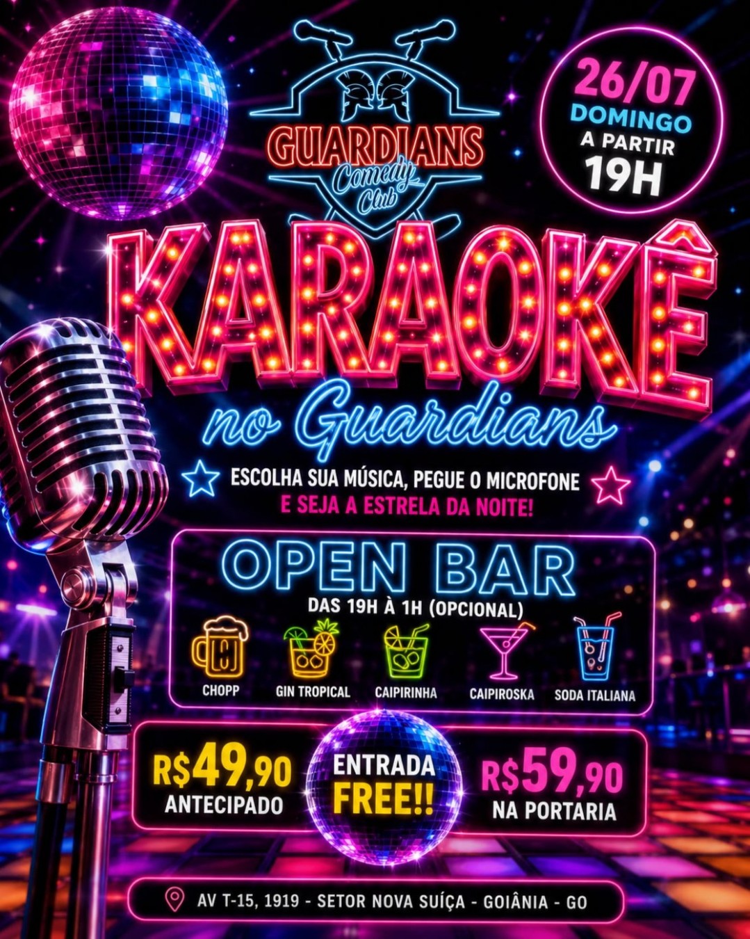 Karaokê no Guardians Comedy