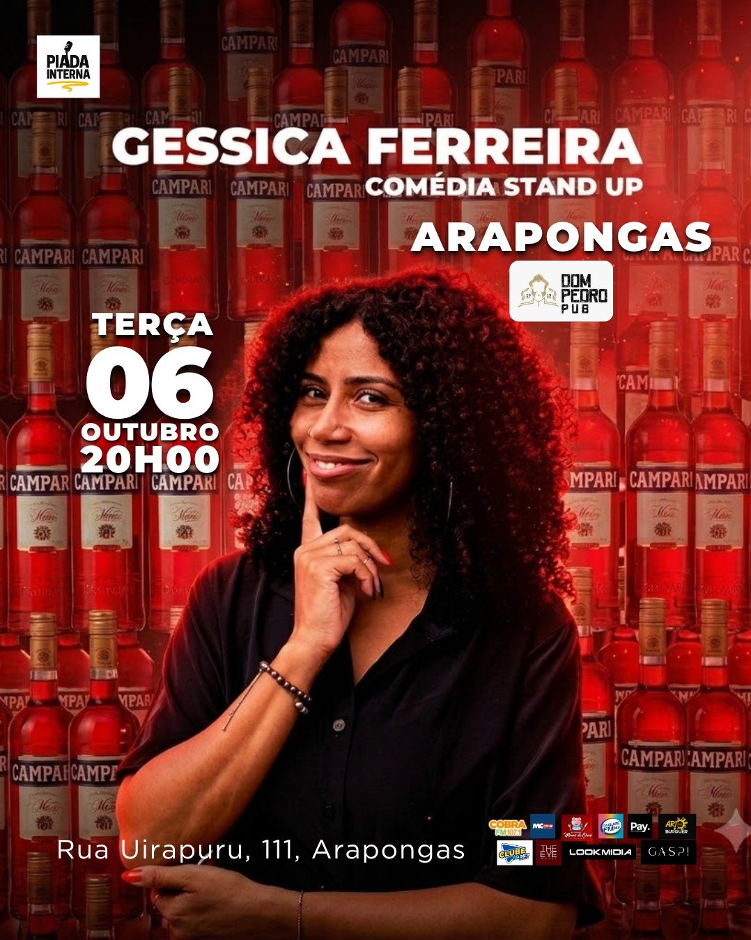 Gessica Ferreira em Um Show Interativo - ARAPONGAS - Stand Up Comedy