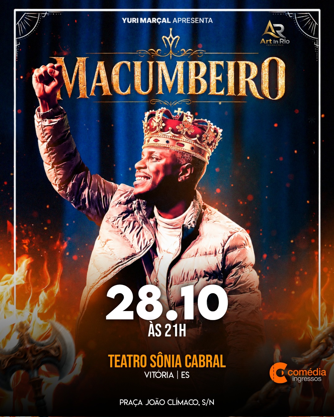 Yuri Marçal Apresenta "MACUMBEIRO" - Novo Show - VITÓRIA - ES