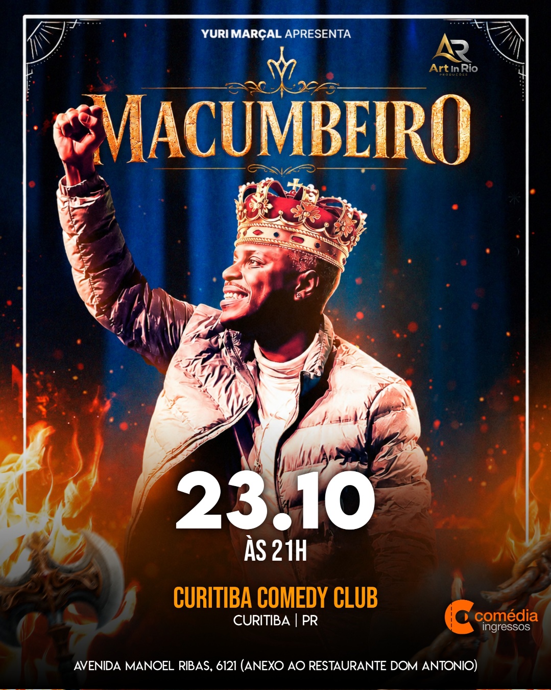 Yuri Marçal Apresenta "MACUMBEIRO" - Novo Show - CURITIBA