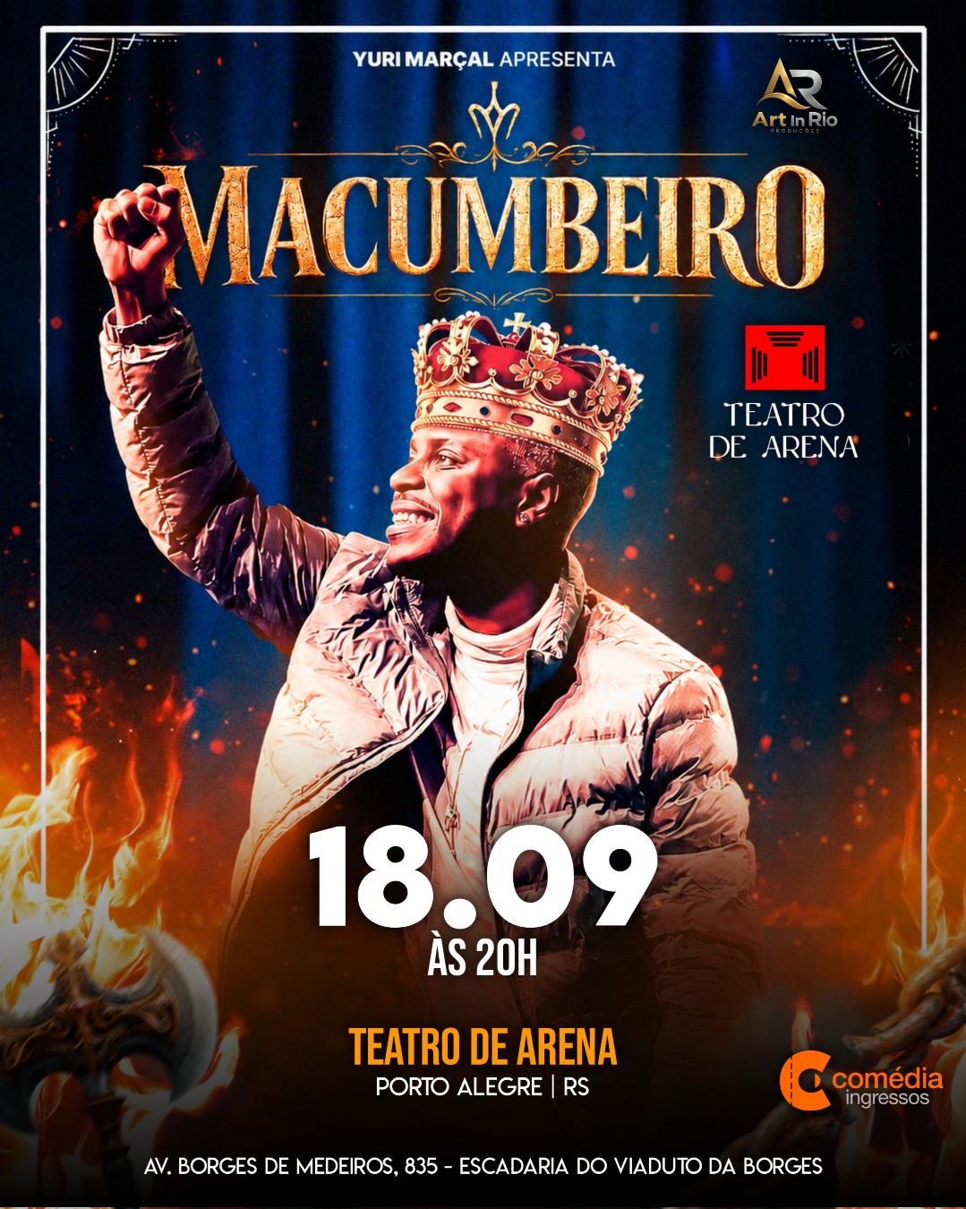 Yuri Marçal Apresenta "MACUMBEIRO" - Novo Show - PORTO ALEGRE - RS