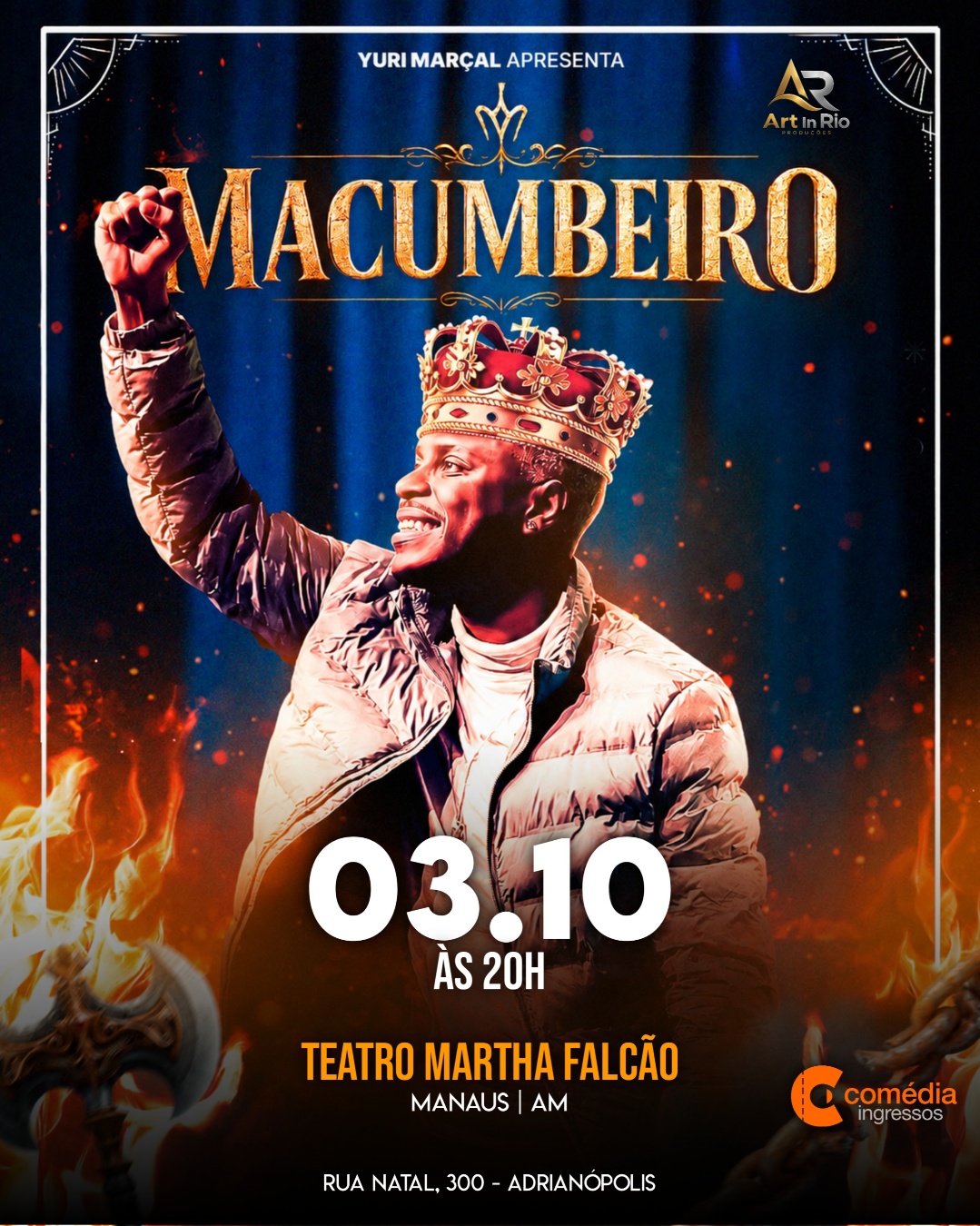 YURI MARÇAL - MACUMBEIRO (NOVO SHOW) | MANAUS | TEATRO MARTHA FALCÃO