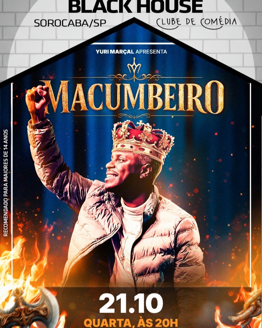Yuri Marçal Apresenta MACUMBEIRO - Novo Show - SOROCABA - SP