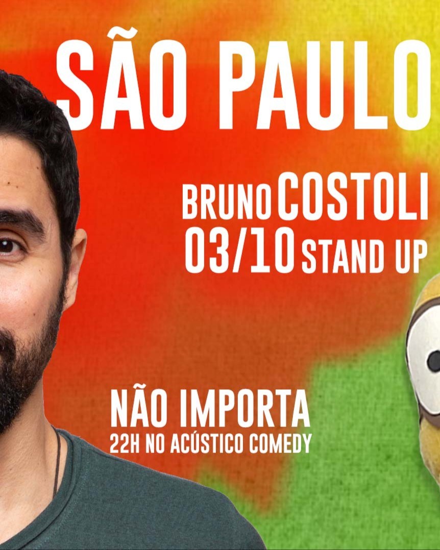 Bruno Costoli em SP - show solo