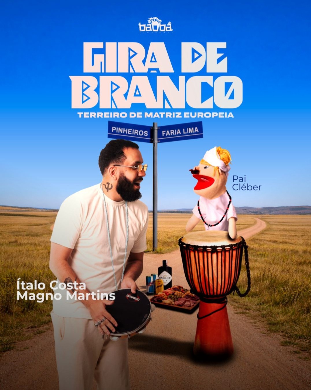 Pai Cleber em Gira de Branco | São Paulo - Acústico Comedy