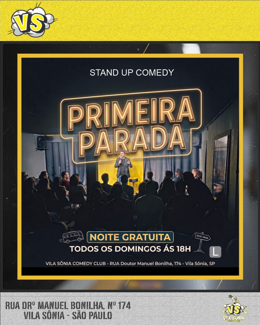 PRIMEIRA PARADA - STAND UP