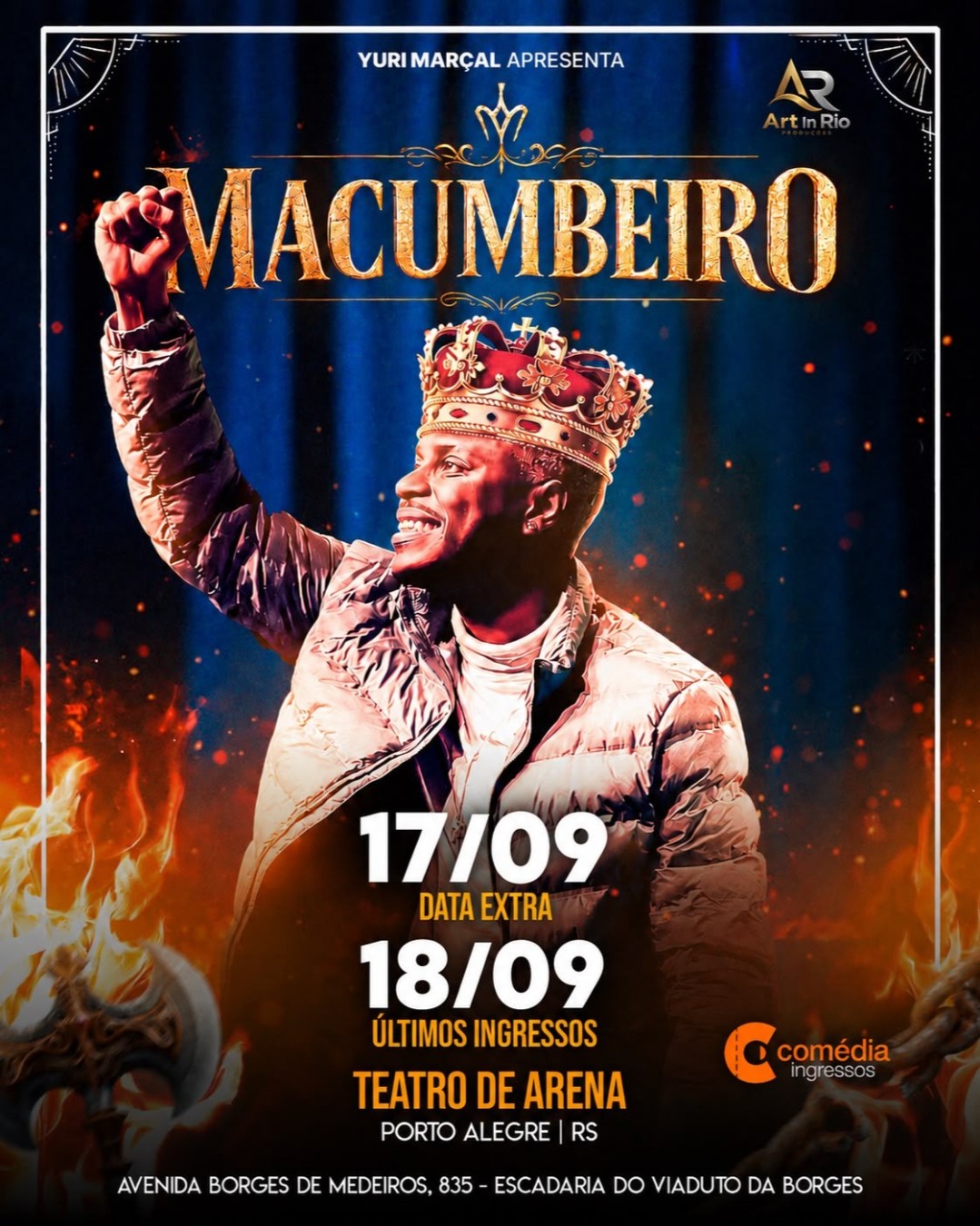 Yuri Marçal Apresenta MACUMBEIRO - Novo Show - PORTO ALEGRE - RS