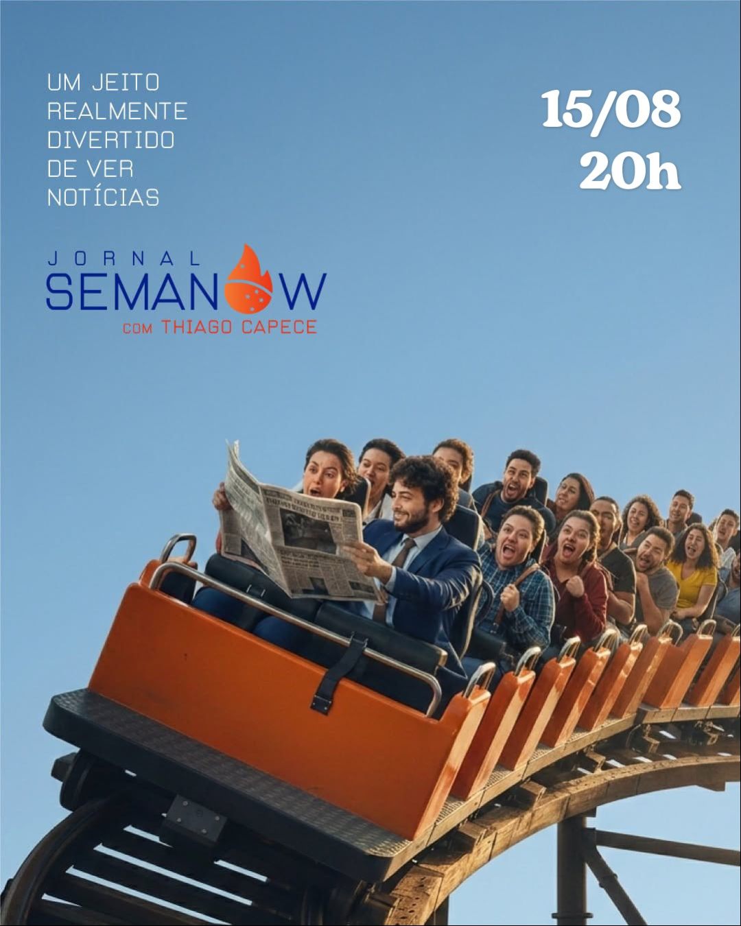 [15/08 - 20h] Jornal Semanow com Thiago Capece [Gravação ao vivo]