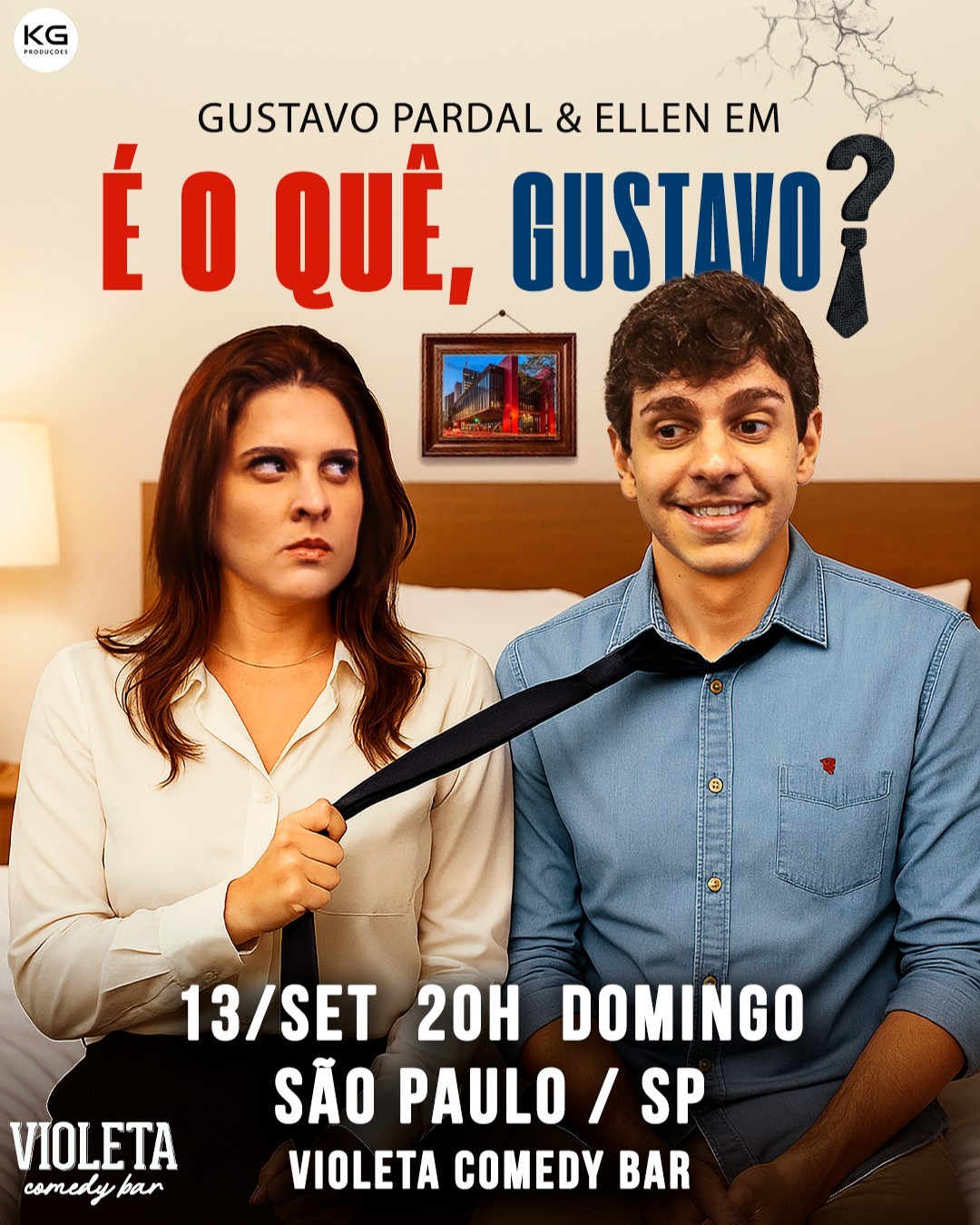 GUSTAVO PARDAL e ELLEN em É O QUÊ, GUSTAVO? em São Paulo!