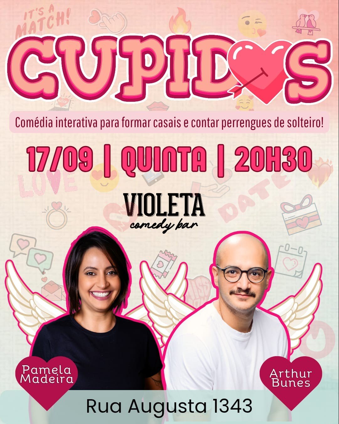 CUPIDOS - Show de comédia interativo